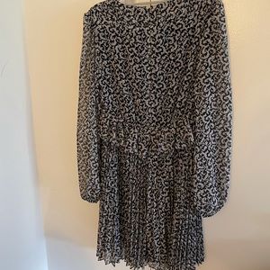 The Kooples GraphicPrint BishopSleeve ChiffonDress